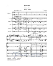 Danses for Harp and String Orchestra - Conductor's score